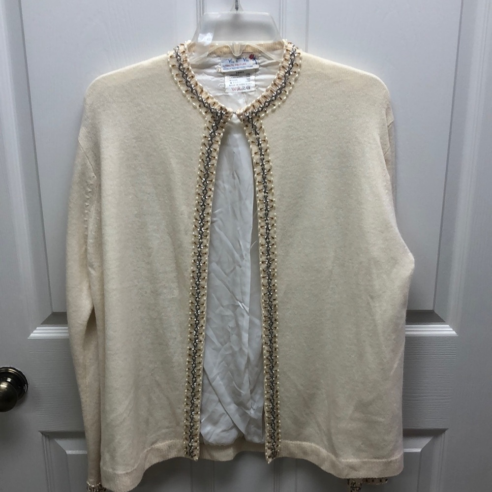 Vintage Beaded Vic & Vic Haute Couture Cardigan